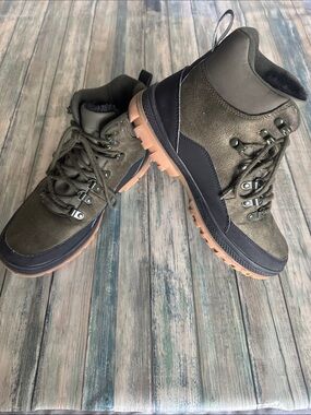 Wondamo Men's Snow Boots Lightweight Waterproof Winter Boots Fur Lined (Sz: 8.5)